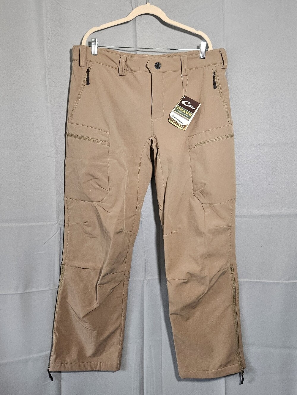 Drake Waterfowl MST Camo Softshell Lined Stretch Waterfowler Hunting Pants 2XL